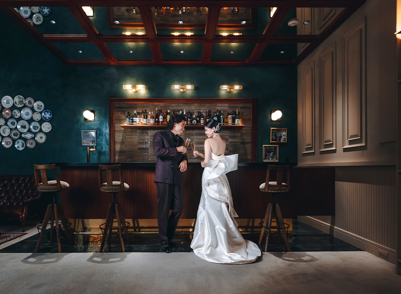 圧倒的なスケール空間で楽しむ体験型フォトウェディング。